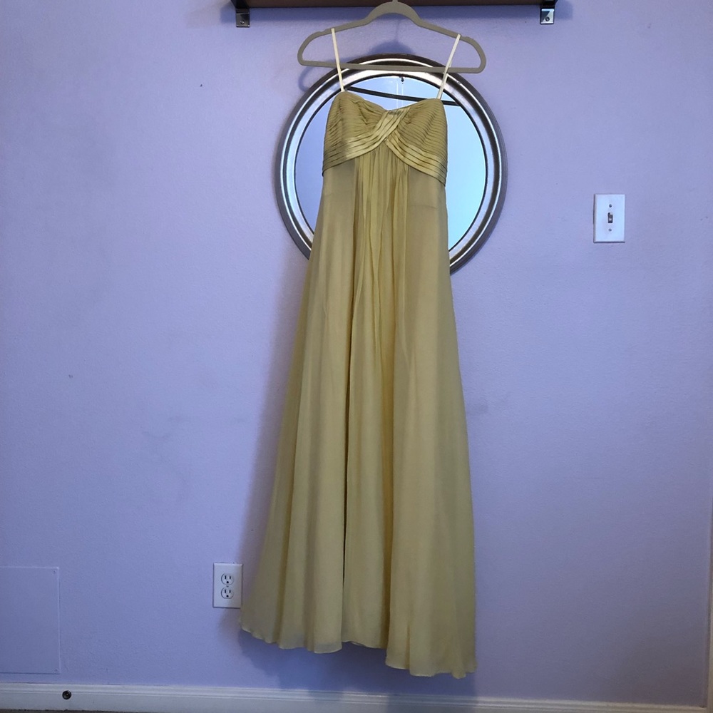 Canary Yellow Evening Gown BCBG Size 2